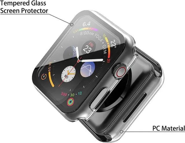 Alt view image 3 of 7 - Screen Protector Case for 40mm Apple Watch SE3/SE2/SE/Series 6/5/4