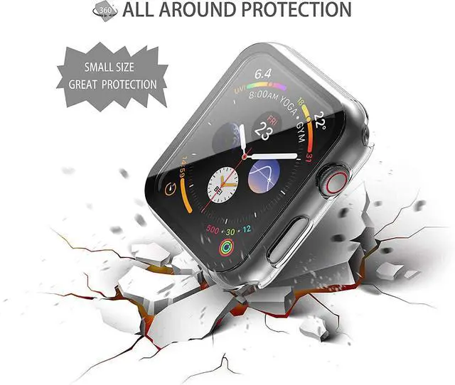 Alt view image 4 of 7 - Screen Protector Case for 40mm Apple Watch SE3/SE2/SE/Series 6/5/4