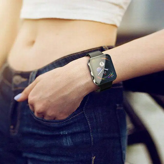 Alt view image 6 of 7 - Screen Protector Case for 40mm Apple Watch SE3/SE2/SE/Series 6/5/4