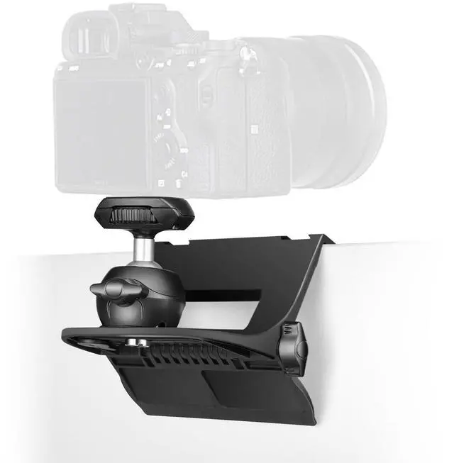 Main image of CM01 Monitor Top Camera Mount Clamp, Hanging Webcam Stand with 1/4" Screw, Suitable for Flat-Screen Monitors, for Live Stream, Video Conferencing, YouTube, TikTok, etc.