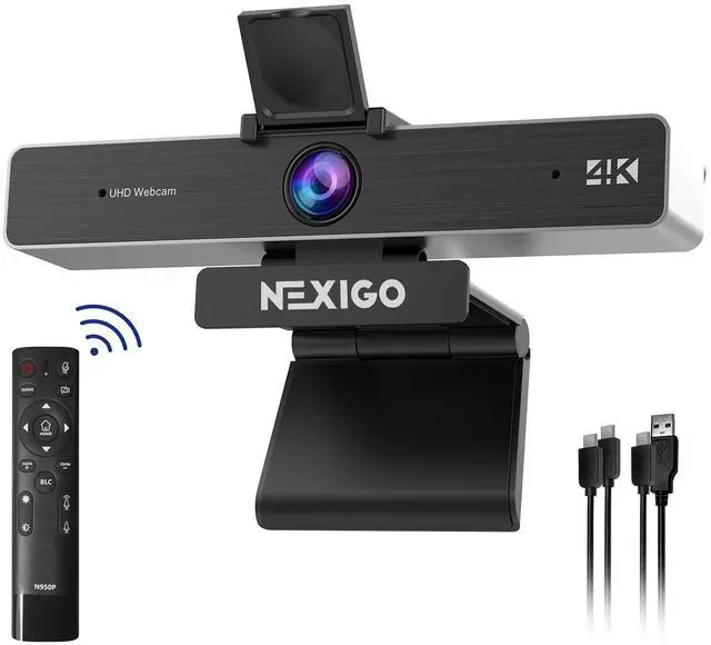 Main image of Zoom Certified, N950P (Gen 2) 4K Zoomable Webcam, RF Remote, Sony_Starvis Sensor, 5X Digital Zoom, Pro Web Camera with Dual Stereo Mics
