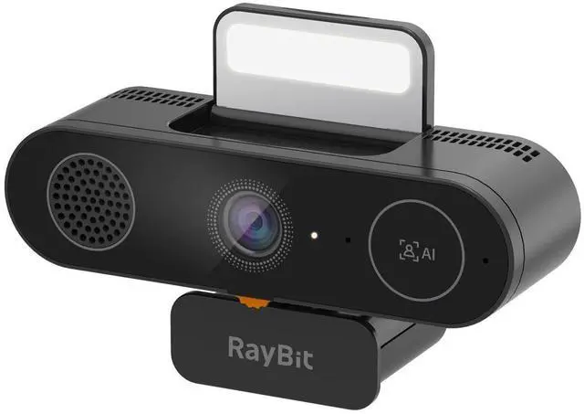 Main image of 5-in-1 Design 4K Webcam with Speaker and Microphone, Built-in Light, Privacy Cover, AI Auto-Framing Cam, Computer USB C Web Camera for PC, Desktop, Laptop, Mac, Streaming, Video Conference