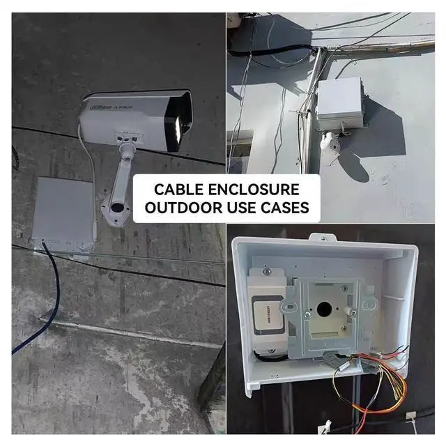 Alt view image 7 of 7 - Electrical Junction Box Dustproof PP Plastic Project Enclosure for Electronics Junction Box Size 3.9 x 3.9 x 2.8 inch
