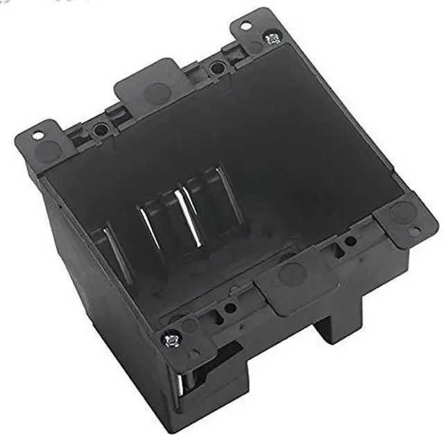 Main image of 2 Gang PVC Switch/Outlet Box, Old Work ,Cut-in, UL Approved, 25 Cubic inches