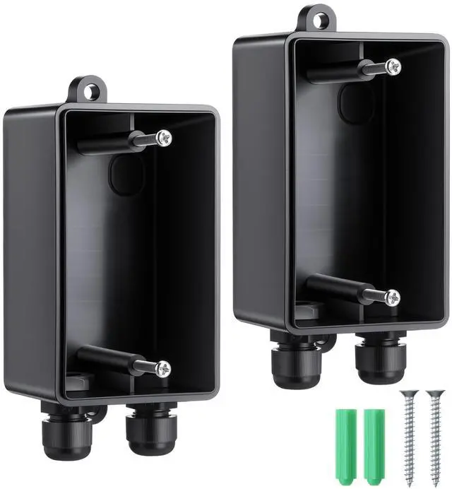Main image of 2 Pack Deep Switch Box with Hardware Compatible with 7183471007, 71651, 71054, 71577, Safety Power Switches Box Waterproof ABS Plastic Electrical Project Case for Tool Fast Power Off