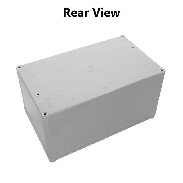 Alt view image 5 of 7 - IP67 Waterproof Junction Box ABS Plastic Project Box Dustproof Electrical Box Outdoor Enclosure for Electronics DIY Case Gray 9.8X 5.9X 5.1 inch(250mmx 150mmx 130mm)