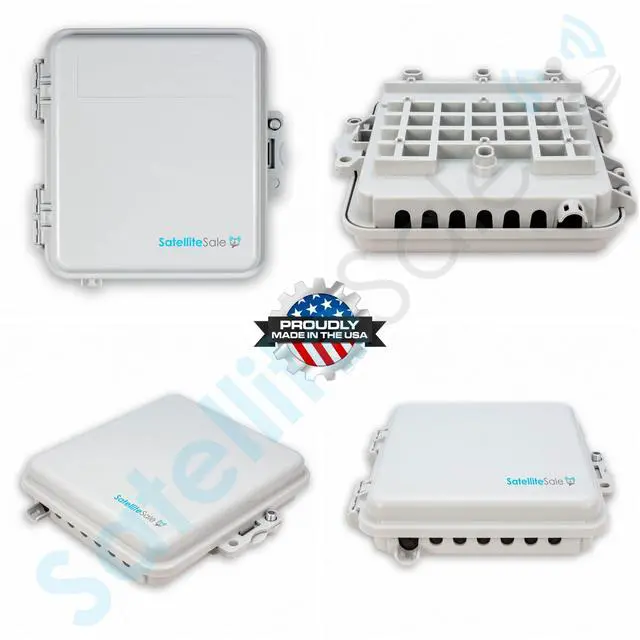 Alt view image 4 of 5 - Weatherproof Junction Box Heavy Duty Enclosure 8x7x2 Inches UV-Rated Thermoplastic Alloy Made in USA