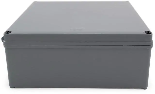 Alt view image 2 of 7 - Supply Co. Weather & Dust Proof PS Plastic Junction Conduit Box (1, 12" x 8" x 4")