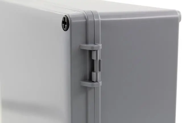 Alt view image 3 of 7 - Supply Co. Weather & Dust Proof PS Plastic Junction Conduit Box (1, 12" x 8" x 4")