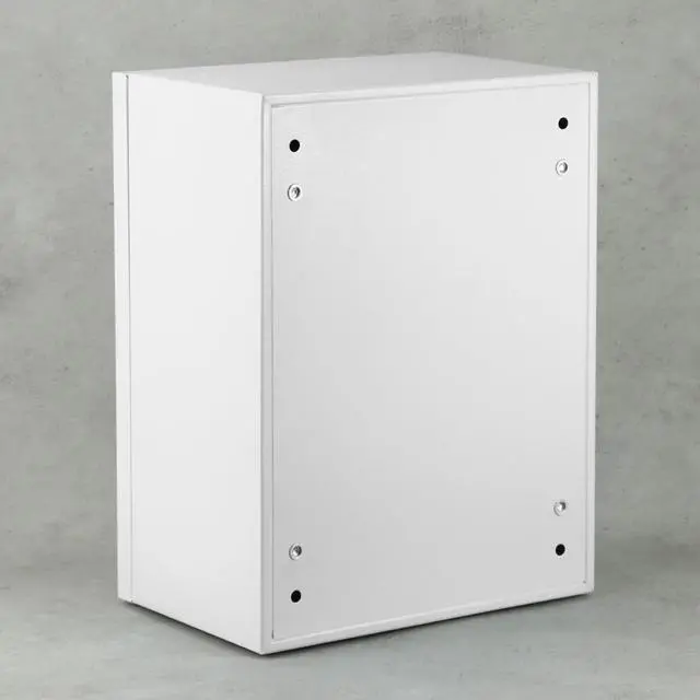 Alt view image 2 of 7 - Steel Enclosure, 16x12x8 Carbon Steel Electrical Box, Waterproof with Lock and Hinge