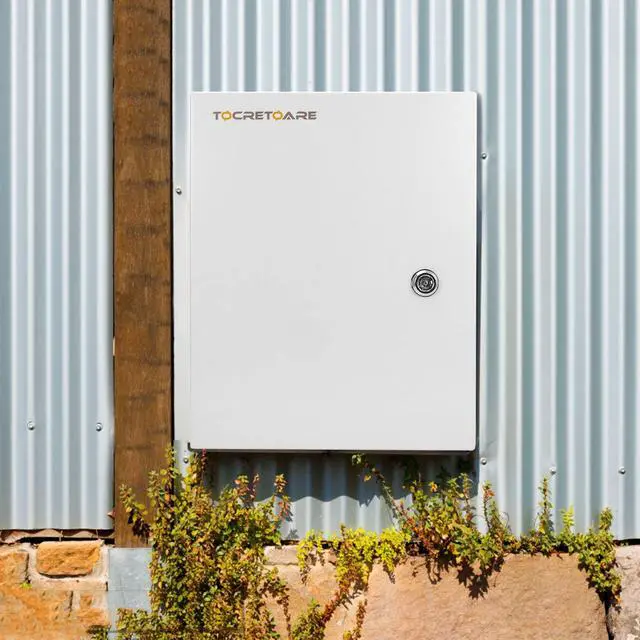 Alt view image 6 of 7 - Outdoor Electrical Junction Box, 12 x 10 x 6'' NEMA 4X Enclosure Box, Wall Mounted IP66 Waterproof & Dustproof Lockable Metal Junction Box