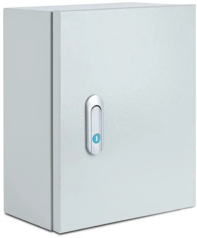 Main image of Steel Electrical Junction Box, Indoor&Outdoor Electrical Enclosure Box, Wall Mounted Waterproof&Dustproof Metal Box, Universal Electric Equipment Enclosure Box with Safety Locks and Mounting Plates
