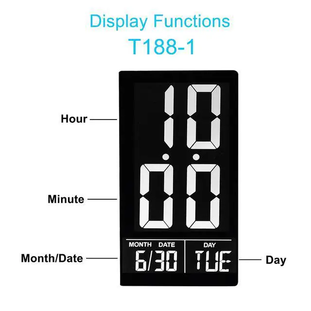 Alt view image 3 of 7 - 7-in-1 Study Desk Lamp with USB Charging, Screen, Calendar, Color Night Light, Kids LED Table Lamp with Pen Holder, Clock, Reading Light, 10W
