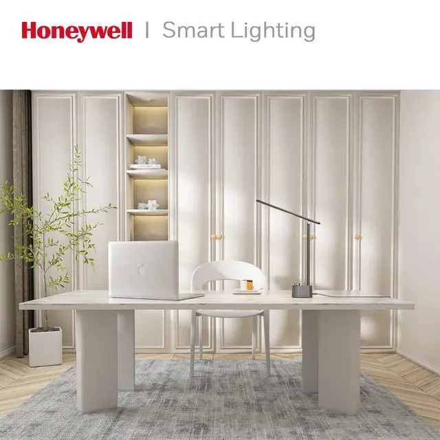Alt view image 7 of 7 - HWT-H01 LED Desk Lamp Stepless Dimmable Table Lamp with USB A+C Dual Charging Port Eye-Caring Foldable Desk Light with 3 Color Modes for Home Office Bedroom Reading Study Sunturalux (Gray)