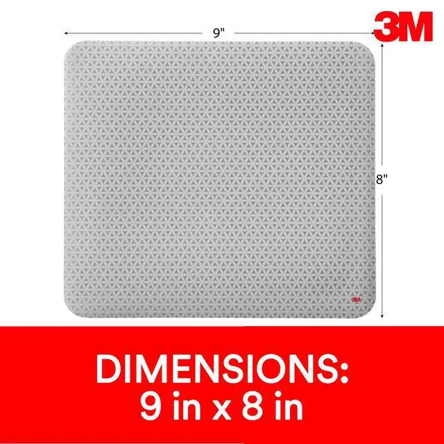 Alt view image 2 of 7 - Precise Mouse Pad Enhances the Precision of Optical Mice at Fast Speeds, Easy to Clean, Stays in Place, 9 in x 8 in (MP114-BSD1)