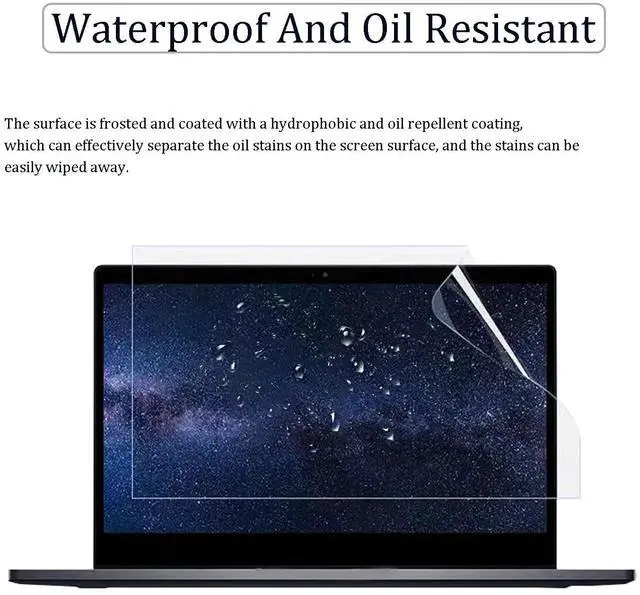 Alt view image 4 of 7 - 2 Pack 15.6 inch Anti Glare Screen Protector for HP 15.6" Laptop /HP Envy x360 /Pavilion /Probook /EliteBook /OMEN /Chromebook, HP 15-eg 15-eh 15-er 15-dw 15-dy 15-ef 15-ee 15-ed 15t 15z 15m Laptop