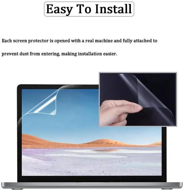 Alt view image 7 of 7 - 2 Pack Anti-Glare Screen Protector for 17.3" HP Laptop/HP Envy 17/HP Pavilion 17/HP OmniBook 7&X/HP Omen 17, HP 17t 17z 17-by 17-ca 17-cn 17-cp 17t-ch 17t-cr 17-an 17-cb 17-ck Eye Care Ant GlareFilter