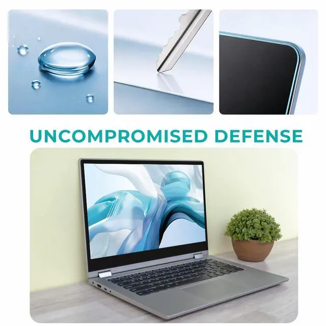 Alt view image 5 of 7 - 2-Pack 15.6 Inch Laptop Screen Protector for 15.6" HP/Dell/Sony/Samsung/Lenovo/Acer/MSI/LG/Razer/Toshiba/Asus 15.6" 16:9 Aspect Laptop, High Definition Anti-Scratch Clear Shield (345x194mm/ W x H)