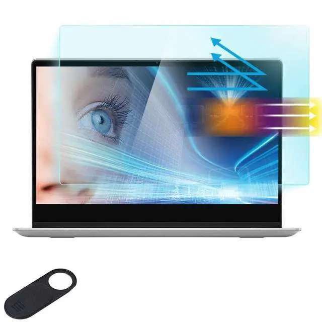 Main image of 15.6" Laptop Screen Protector Blue Light Glare Filter Compatible with 15.6" HP/Dell/ASUS/Samsung/Lenovo/Acer/MSI/Razer Blade/LG Gram/SGIN 15.6 inch 16:9 Aspect Laptop, Eye Protection Blue Light Filter