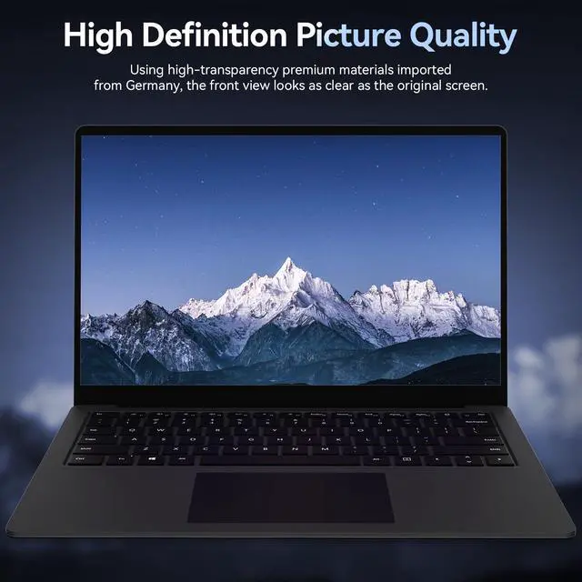 Alt view image 6 of 7 - Laptop Privacy Screen 15.6 Inch Compatible with HP/Dell/Acer/Samsung/Asus/Lenovo/Toshiba,16:9 Aspect Removable Anti Glare Blue Light Filter Protector, 15.6 in Laptop Privacy Screen Shield