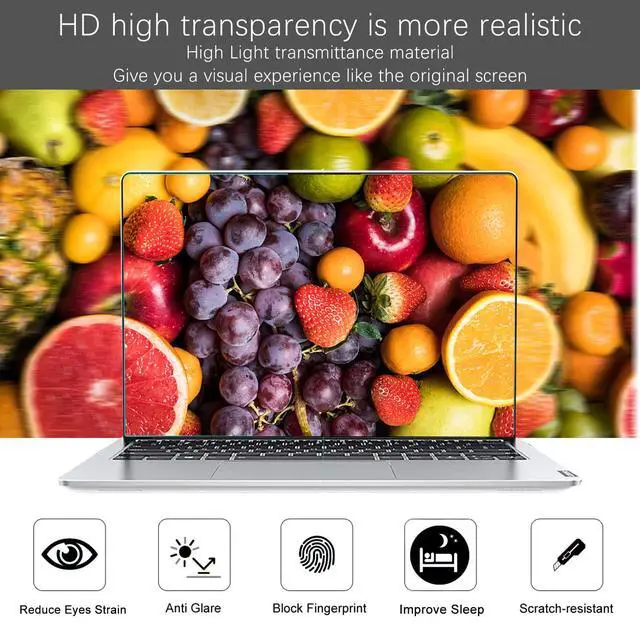 Alt view image 5 of 7 - 3-Pack Anti Glare (Matte) Screen Protector for 17.3" HP Laptop, HP OmniBook 3HP OmniBook 7HP OmniBook XHP OMEN 17/Envy 17/Pavilion 17HP 17 Laptops (17.3 Inch)