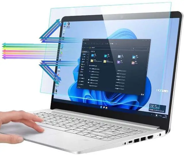 Main image of 15.6 Inch Anti Blue Light Laptop Screen Protector,Eye Protection Anti Glare Anti Scratch Computer Screen Cover for Lenovo Hp Dell Acer Asus Samsung 15.6" Laptop with 16:9 Aspect Ratio (15.6 Inch)
