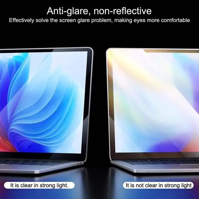 Alt view image 5 of 7 - 15.6 Inch Anti Blue Light Laptop Screen Protector,Eye Protection Anti Glare Anti Scratch Computer Screen Cover for Lenovo Hp Dell Acer Asus Samsung 15.6" Laptop with 16:9 Aspect Ratio (15.6 Inch)