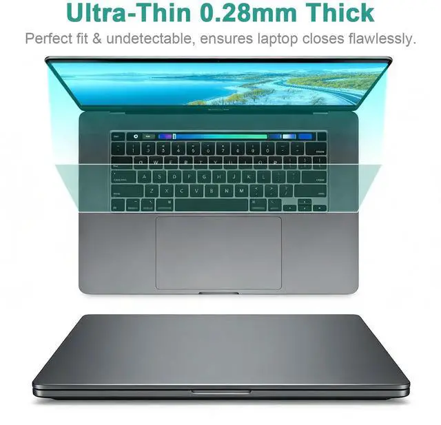 Alt view image 5 of 7 - 2-Pack 14 Inch 16:10 Laptop Anti Blue Light Screen Protector, Matte Anti Glare Film UV Blocking Protector Compatible with 14''(1920x1200P) HP, Acer, Asus, Lenovo, Dell, Samsung, Thinkpad