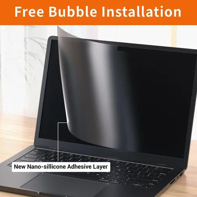 Alt view image 4 of 6 - 2 Pack 14 Inch Laptop Blue Light Screen Protector Touch Screen, Computer Screen Protector Compatible with Chromebook HP Pavilion ASUS Dell Acer Lenovo thinkpad Samsung Toshiba 16:9 Aspect Ratio