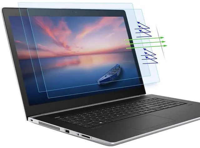 Main image of (2PCS Pack) 15.6 inch Laptop Screen Protector Blue Light Anti Glare Filter for HP Envy X360 15.6 inch/Pavilion 15.6/ProBook 15.6/EliteBook 15.6/OMEN 15, Eye Protection Computer Monitor Protector