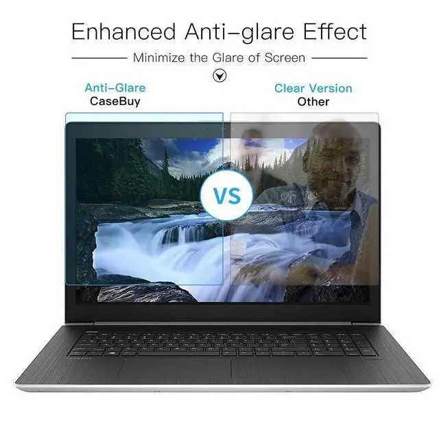 Alt view image 5 of 6 - (2PCS Pack) 15.6 inch Laptop Screen Protector Blue Light Anti Glare Filter for HP Envy X360 15.6 inch/Pavilion 15.6/ProBook 15.6/EliteBook 15.6/OMEN 15, Eye Protection Computer Monitor Protector
