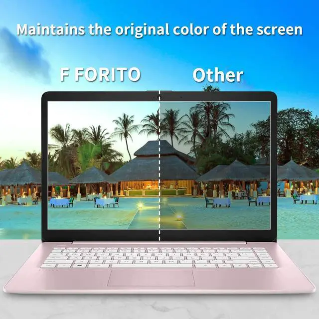 Alt view image 5 of 7 - 2 Pack 14 inch 16:9 Anti Glare Matte Laptop Screen Protector, Anti Scratch Anti Fingerprint Screen Filter Compatible with 14" Laptops with 16:9 Aspect Ratio (12.2" L x 6.9" W)