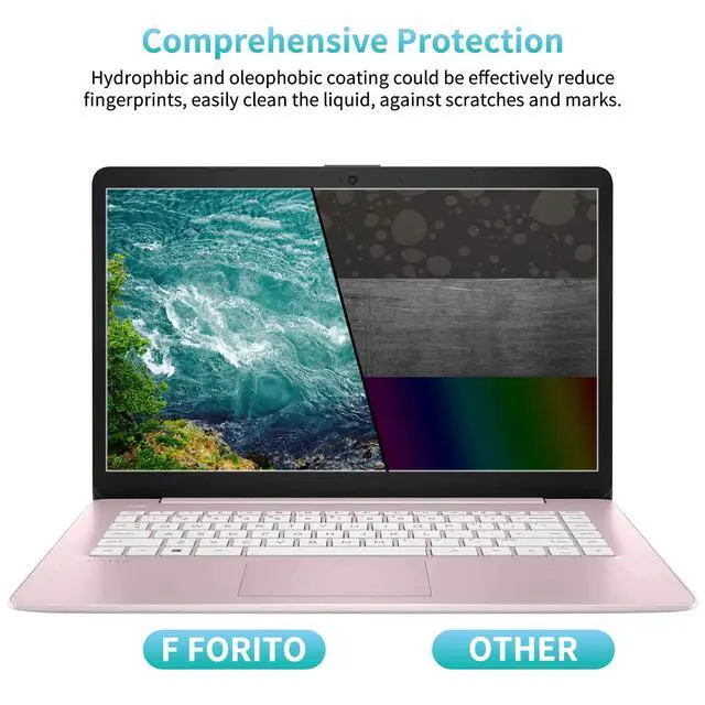 Alt view image 4 of 7 - 2 Pack 14 inch 16:9 Anti Glare Matte Laptop Screen Protector, Anti Scratch Anti Fingerprint Screen Filter Compatible with 14" Laptops with 16:9 Aspect Ratio (12.2" L x 6.9" W)