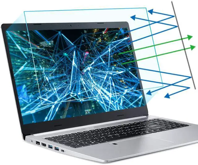 Main image of 2-Pack 15.6 Inch Anti Blue Light Laptop Screen Protector, Eye Protection Anti Glare Matte Computer Screen Cover for 15.6" Laptop with 16:9 Aspect Ratio, Reduce Eye Strain and Touch Sensitive