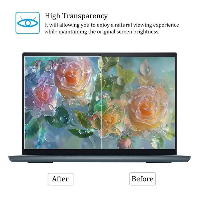 Alt view image 6 of 7 - Tempered Glass Screen Protector Compatible with HP 16'' Laptop