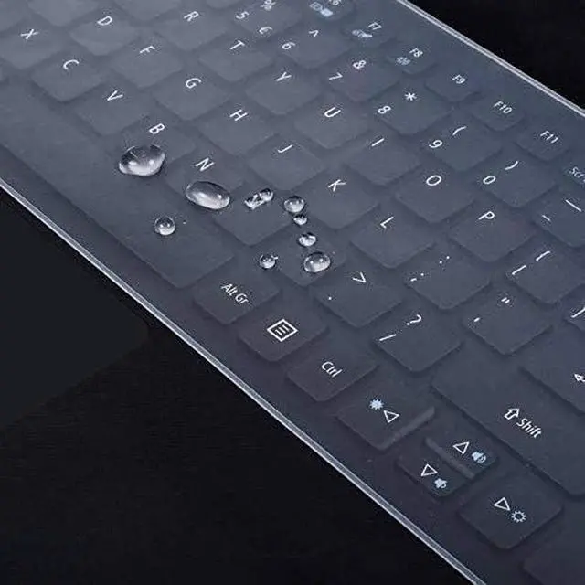 Alt view image 2 of 4 - 15.6 16" Universal Silicone Laptop Keyboard Protector | Laptop Keyguard Cover | Keyboard Dust Cover | Waterproof & Dust-Proof Protective Skin
