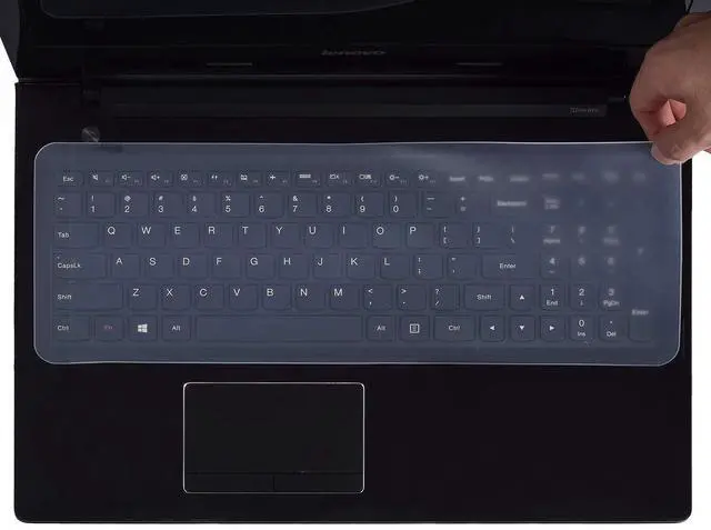 Main image of Universal Silicone Keyboard Protector Skin for Laptop Notebook 15 inch /15.6 inch /16 inch /16.4 inch /17 inch /17.1 inch /17.3 inch (14.37 Inch x 5.27 Inch)