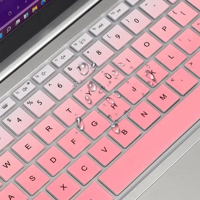Alt view image 4 of 7 - Keyboard Cover for 2022 2023 HP 14" Laptop 14-ep 14-em 14-es 14t-ep000 14z-em000 14-ep000 14-ep0097nr 14-ep0145cl 14-em0047nr, HP Envy 2-in-1 14t-es000 14-es0013dx 14-es0033dx Keyboard Protector Skin