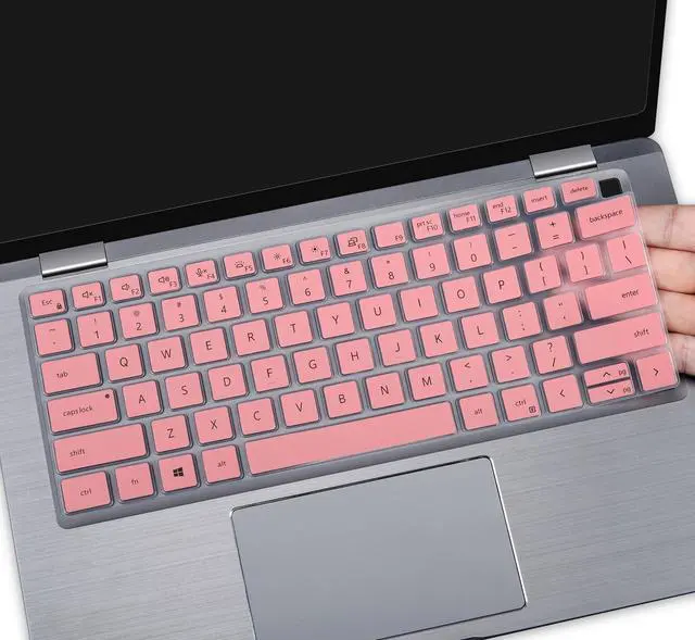 Main image of Keyboard Cover for Dell Latitude 3440 3450 7450 7440 7430 7420 7410 5420 5430 5431 5440 5450 14, Dell Latitude 9000 9510 9520 7520 15.6 & Dell Latitude 9420 9430 14 Keyboard Protector Skin, Pink