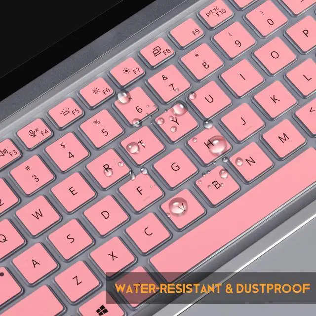 Alt view image 4 of 7 - Keyboard Cover for Dell Latitude 3440 3450 7450 7440 7430 7420 7410 5420 5430 5431 5440 5450 14, Dell Latitude 9000 9510 9520 7520 15.6 & Dell Latitude 9420 9430 14 Keyboard Protector Skin, Pink