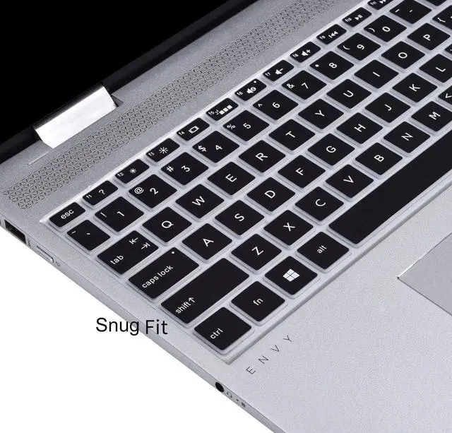 Alt view image 3 of 7 - Keyboard Cover for HP Laptop 15.6 15-dw 15-dy 15-da/db 15-ef 15-bs/bw 15-dy5033dx dy5073dx dy2073dx dy5399nr dy5599nr 15-dw4047nr 15t-dw400/HP 17.3 Laptop 17-by/bs/ca 17-by4022wm by4025nr -Black