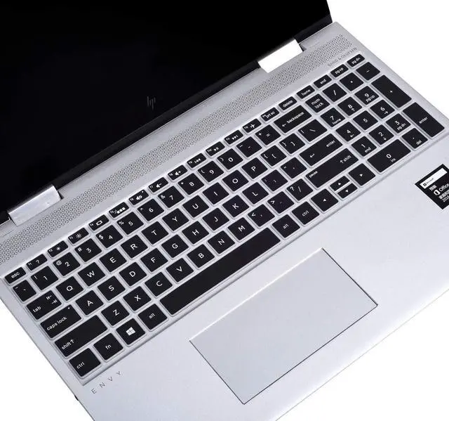 Alt view image 6 of 7 - Keyboard Cover for HP Laptop 15.6 15-dw 15-dy 15-da/db 15-ef 15-bs/bw 15-dy5033dx dy5073dx dy2073dx dy5399nr dy5599nr 15-dw4047nr 15t-dw400/HP 17.3 Laptop 17-by/bs/ca 17-by4022wm by4025nr -Black