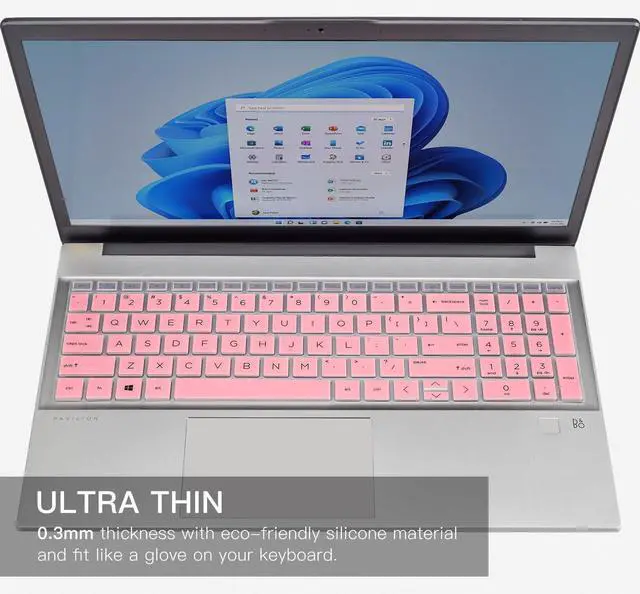 Alt view image 5 of 7 - Keyboard Cover for HP 15.6 Laptop 15-fc 15-fd Series, HP 15z-fc000 15t-fd000 fd100 fd200 15-fc0499nr 15-fc0502nr 15-fc0399nr 15-fc0099nr 15-fd0083wm fd0127dx fd0012nr, HP 255 G10 Laptop