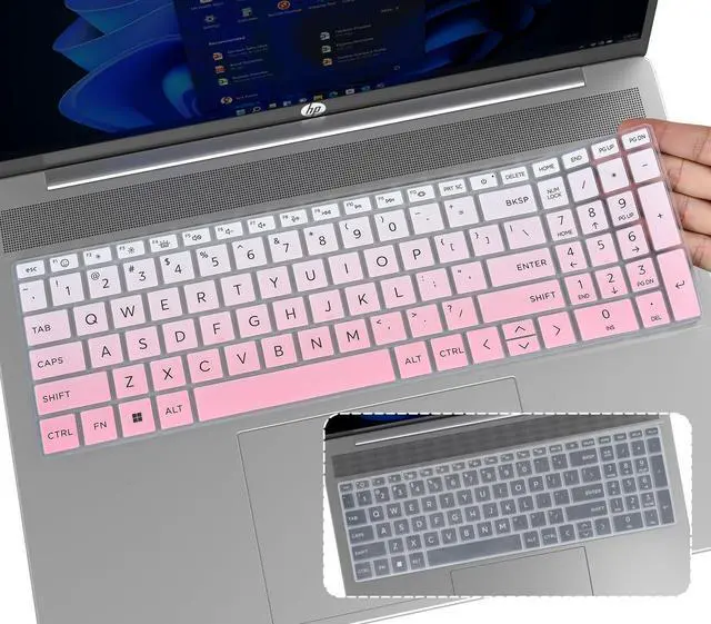 Main image of 2PCS Keyboard Cover Skin for 2026-2024 HP 15.6" Laptop 15-fc 15-fd Series 15-fc0499nr 15-fc0399nr 15-fc0099nr 15-fc0502nr 15-fc0245dx 15-fc0025dx 15-fd0083wm fd0127dx 15t-fd000/fd100 15z-fc000/fc100