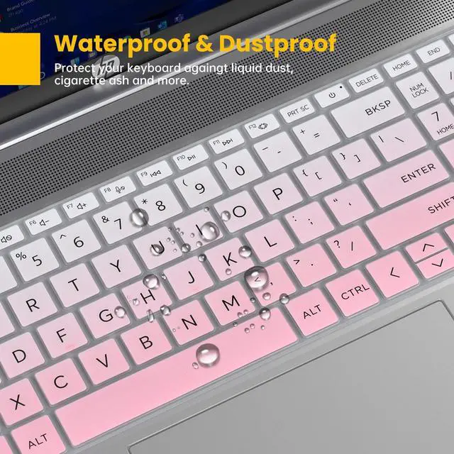 Alt view image 6 of 7 - 2PCS Keyboard Cover Skin for 2026-2024 HP 15.6" Laptop 15-fc 15-fd Series 15-fc0499nr 15-fc0399nr 15-fc0099nr 15-fc0502nr 15-fc0245dx 15-fc0025dx 15-fd0083wm fd0127dx 15t-fd000/fd100 15z-fc000/fc100