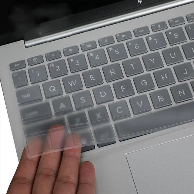 Alt view image 4 of 4 - Keyboard Skin Cover Compatible for HP Envy x 360 2-in-1 Laptop 13-bf 13t-bf Series 13.3, 2024 14" HP Envy x360 2-in-1 AI Laptop 14-FA/fc, 14z-fa000, 14t-fc000, 2024 16" HP Envy x360 16-ac/ad - Clear