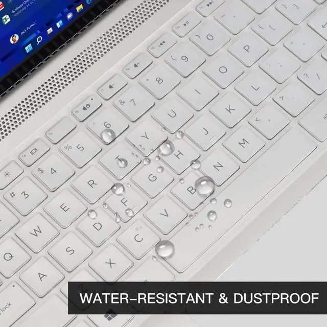 Alt view image 5 of 7 - Keyboard Cover for HP 14 Laptop & HP Pavilion x360 14 14-dq 14-fq 14m-ba/cd/dh, HP Ultrabook 14, 14-CF 14-dq0040nr 14-dq0052dx 14-dq0762dx dq0760dx 14-dq5043cl 14-dq0055dx 14-fq1025nr/fq0033dx -Clear