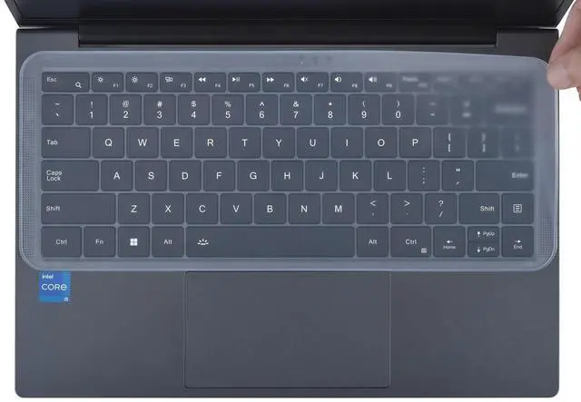 Main image of Universal Keyboard Protector Cover Skin for Laptop Notebook 13-14 inch, Ultra Thin Silicone Waterproof Dustproof Keyboard Protector Skin (Size 12.28" X 5.08")
