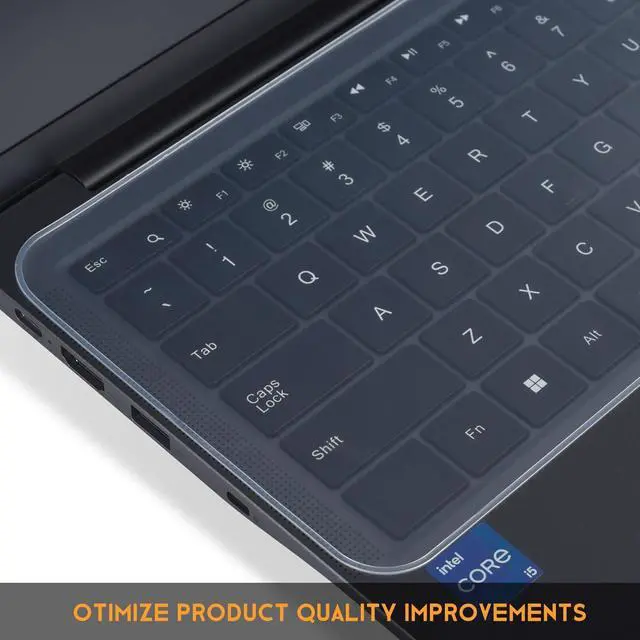 Alt view image 6 of 7 - Universal Keyboard Protector Cover Skin for Laptop Notebook 13-14 inch, Ultra Thin Silicone Waterproof Dustproof Keyboard Protector Skin (Size 12.28" X 5.08")