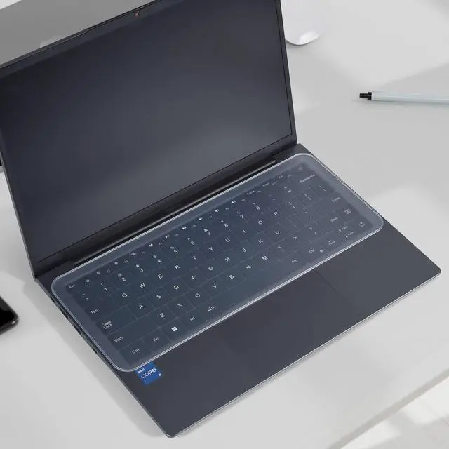 Alt view image 7 of 7 - Universal Keyboard Protector Cover Skin for Laptop Notebook 13-14 inch, Ultra Thin Silicone Waterproof Dustproof Keyboard Protector Skin (Size 12.28" X 5.08")